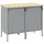 vidaXL Werkbank + Arbeitsbock, Isacco 100 x 55 x 85 cm workbench (8 drawers) cm, 100 cm)