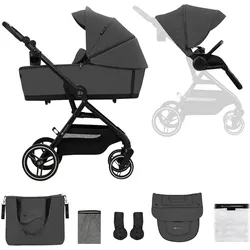 Kinderkraft Kombikinderwagen YOXI, grau