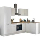 BASIC by Balculina Winkelküche Turin L-Form 270 cm weiß