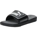 Puma Royalcat Comfort Slide Schwarz/Castlerock Weiß 49,5