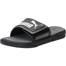 Puma Royalcat Comfort Slide Schwarz/Castlerock Weiß 49,5