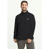 Jack Wolfskin Taunus 100 Halfzip Fleecepullover Schwarz XXL