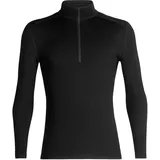 Icebreaker M 260 Tech LS Half Zip XL BLACK