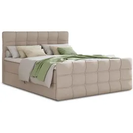 Sofnet Boxbett, (Beige (Inari 22), 140 x 200 cm) Schlafzimmer, Betten, Boxspringbetten