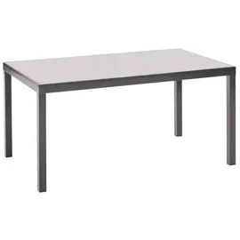 Merxx Vicenza Set 7-tlg. Tisch 150x 90 cm graphit/diamantbraun