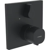 Hansa Fertigset HANSABLUEBOX LIVING UP-Brause-Thermostat, mattschwarz