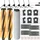 bpbdzz 27 Stück Zubehör für Mova Z60 Ultra Roller Complete Saugroboter, 1 Roller Wischtücher, 2 Hauptbürsten, 4 Filter, 6 Staubbeutel, 6 Seitenbürsten, 6 Flach-duftstein, 1 Reinigungsbürste