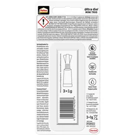 Pattex Sekundenkleber Mini Trio 3 x 1 g