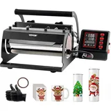 Vevor Tumbler-Hitzepresse, 11–30 oz Tassenpresse, schnelles und gleichmäßiges Aufheizen, Tumblerpresse mit Sublimationspapier, Klebeband und