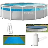 Intex Prism Frame Clearview Ø 422 x 107 cm