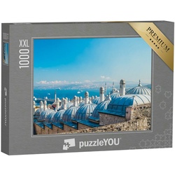 puzzleYOU Puzzle Puzzle 1000 Teile XXL „Die Suleymaniye-Moschee in Istanbul, Türkei“, 1000 Puzzleteile, puzzleYOU-Kollektionen Türkei