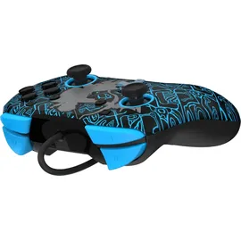PDP Rematch Wired Controller Glow in the Dark Blau Nintendo Switch