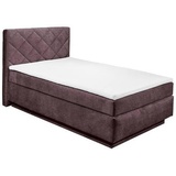 ED EXCITING DESIGN Boxspringbett »Covina C«, lila