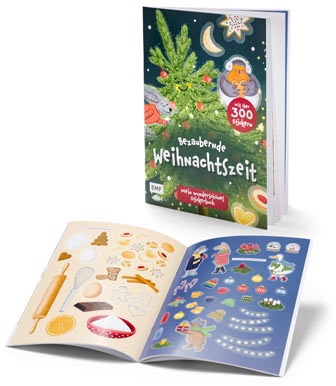 Stickerbuch: »Bezaubernde Weihnachtszeit«