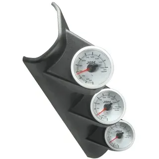 JOM Car Parts & Car Parts GmbH Instrumenten Träger, A-Säule, dreifach, runde Auflageform, schwarz