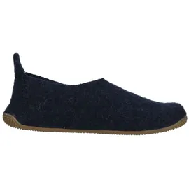 Living Kitzbühel Woll-Hausschuhe "Gipfelkreuz" in Dunkelblau - blau, 42
