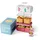 Monbento - Brotdose Kinder MB Tresor - 3-Fächer Lunchbox für Kinder - Jausenbox Kinder - Ideal für Schule/Picknick/Unterwegs - Bento Box BPA-frei - Personalisierbar & Auslaufsicher - Birds