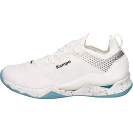 Kempa Hallen-Sport-Schuhe Wing Lite 3.0 W Größe 9 in weiß/aqua/schwarz weiß/aqua/schwarz
