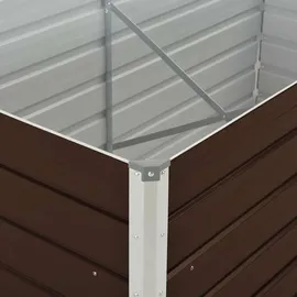 vidaXL Hochbeet 160 x 80 x 77 cm Braun