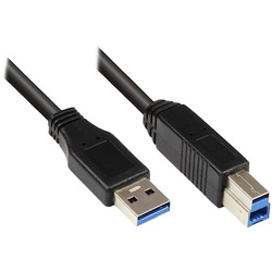 Good Connections USB 3.0 Kabel 3m A-B schwarz