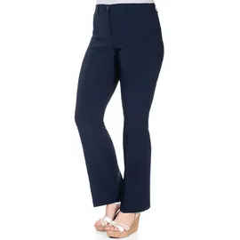 sheego Die Bootcut Stretch-Hose Blau 80