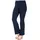 sheego Die Bootcut Stretch-Hose Blau 80