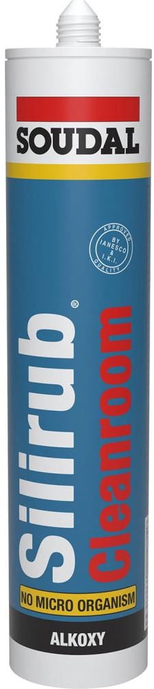 Soudal Reinraum-/Küchensilikon 310ml weis ( Inh.15 Stück )