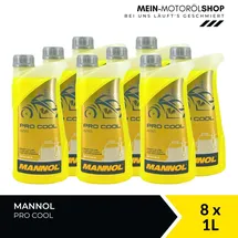 Mannol Pro Cool Kühlflüssigkeit gelb 4 St. 1 l
