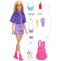 Barbie Outdoor-Abenteuer Modepuppe Malibu (JJV59)
