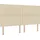 vidaXL Kopfteil mit Kopfteil Creme 180 cm
