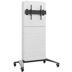 Hagor CON-Line® M - 55-65 Zoll - mobile Medienstele mit fixer Displayhalterung -...