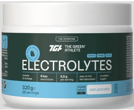 The Green Athlete Elektrolyte Geschmacksneutral Vegan 320g