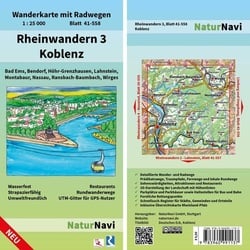 Rheinwandern 3 - Koblenz 1:25 000