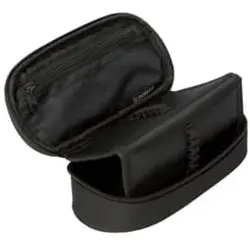 DONAU Schüleretui klein schwarz 6777001-01 oval