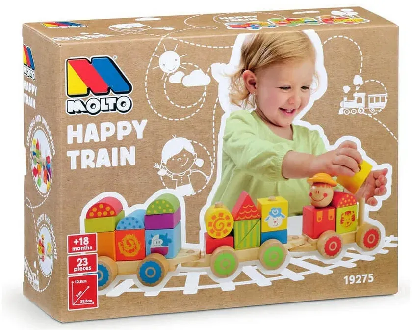 Baby-Spielzeug Moltó Happy Train 23 Stücke