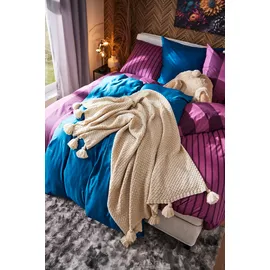LeGer Home by Lena Gercke Gelsa Plaid 130 x 170 cm Beige