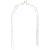 TPFGarden Rosenbogen, Natur, Metall, 143x246x25 cm, Gartenzubehör, Gartendeko
