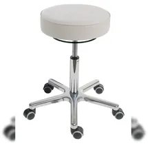 Proregal Drehhocker Indianapolis High Kunstleder 53 x 54-72 x 53 cm Weiß