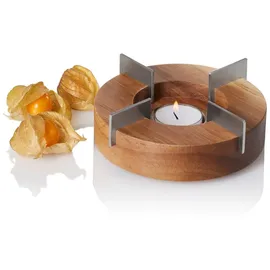 AdHoc Stövchen und Speisenwärmer Tuto - 14,5 cm aus Akazienholz