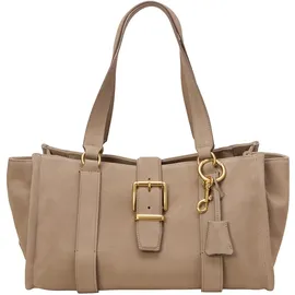 Marc O'Polo Cleo Shopper Veloursleder Beige/Braun