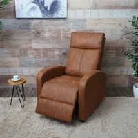 Mendler Fernsehsessel HWC-F76, Relaxsessel Sessel Liegesessel, Liegefunktion verstellbar Stoff/Textil