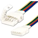 ISOLED Clip-Verbinder mit Kabel (max. 5A) für 5-pol. IP20 Flexstripes mit Breite 12mm