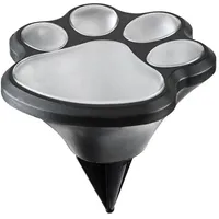 Rabalux 77001 Solarleuchte Wigry, 0,06W, 3000K, 3lm, schwarz-weiß, rund,