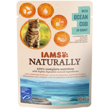 Iams Naturally Mit Meereskabeljau in Sauce 85g (Rabatt für Stammkunden 3%)