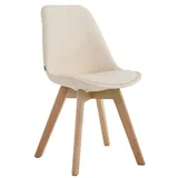 CLP Esszimmerstuhl Manado Kunstleder creme/natura