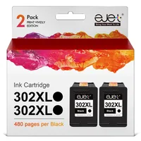 Ejet Wiederaufgefüllt Tintenpatrone als Ersatz für HP 302XL Deskjet
