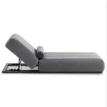 Idimex Sonnenliege 213 x 91 x 32 cm Grau