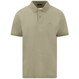 FYNCH-HATTON Poloshirt FYNCH-HATTON, Herren, Gr. XL, pistachio, Web, Obermaterial: 100% Baumwolle, unifarben, regular fit normal, ohne Ausschnitt, Shirts, regular fit Passform, 2-Knopf-Kragen, aus reiner Baumwolle