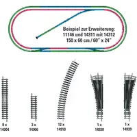 Trix Gleis-Ergänzungs-Set H2 14312 N