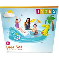 Intex® Wet Set Pool Lounge mit Rutsche Kinderpool Pool Garten Sommer Neu